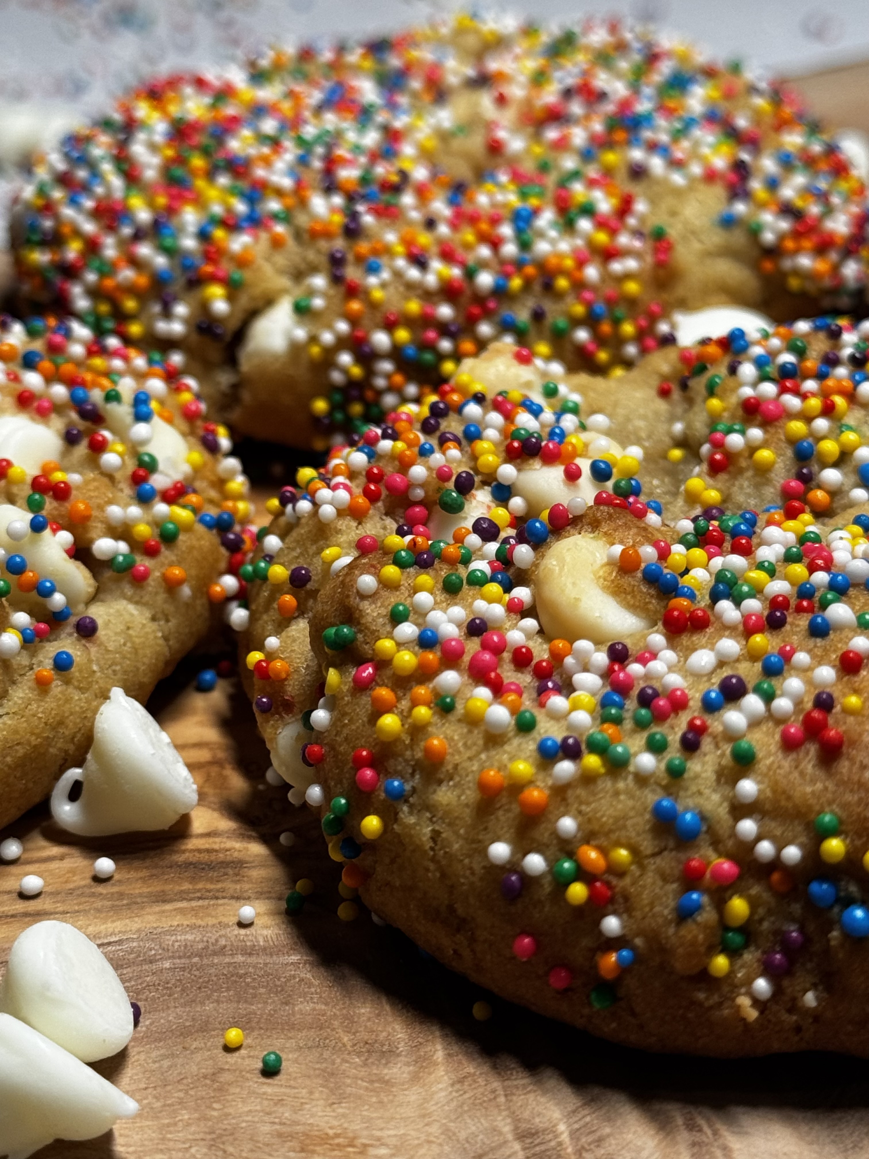 ButterBound birthday sprinkle cookies